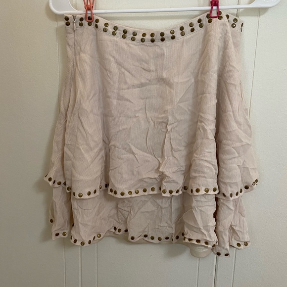 NWT Francesca's Layered Studded Skirt - Picture 5 of 9